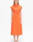 Dress, Red Orange