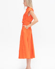 Dress, Red Orange