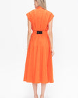 Dress, Red Orange