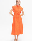 Dress, Red Orange