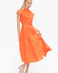 Dress, Red Orange