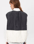 MARFA STANCE - Parachute Vest, Black and White and Stone