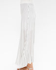 Variegated Pleat Skirt, Off-White