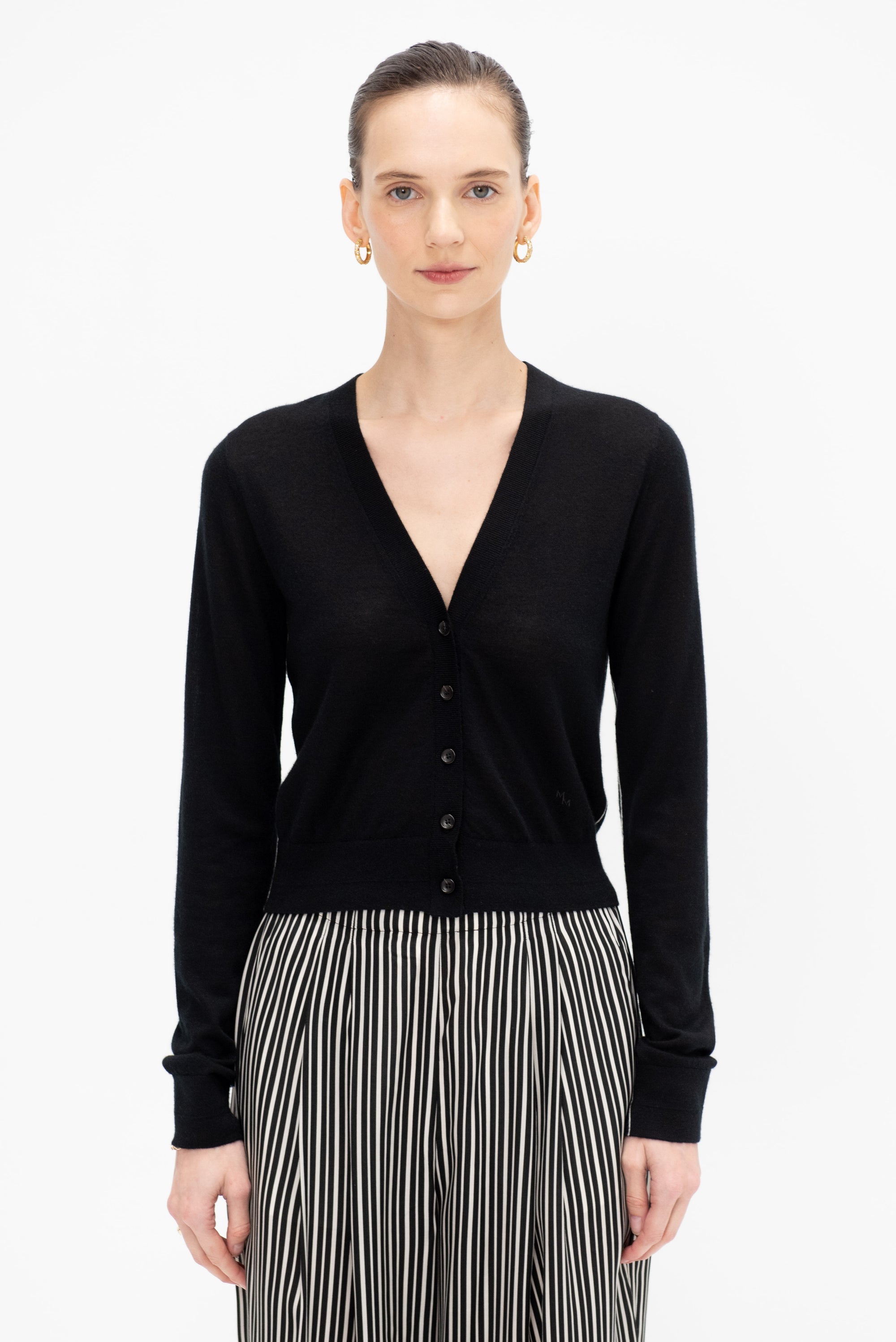 Shrunken Cardigan, Black