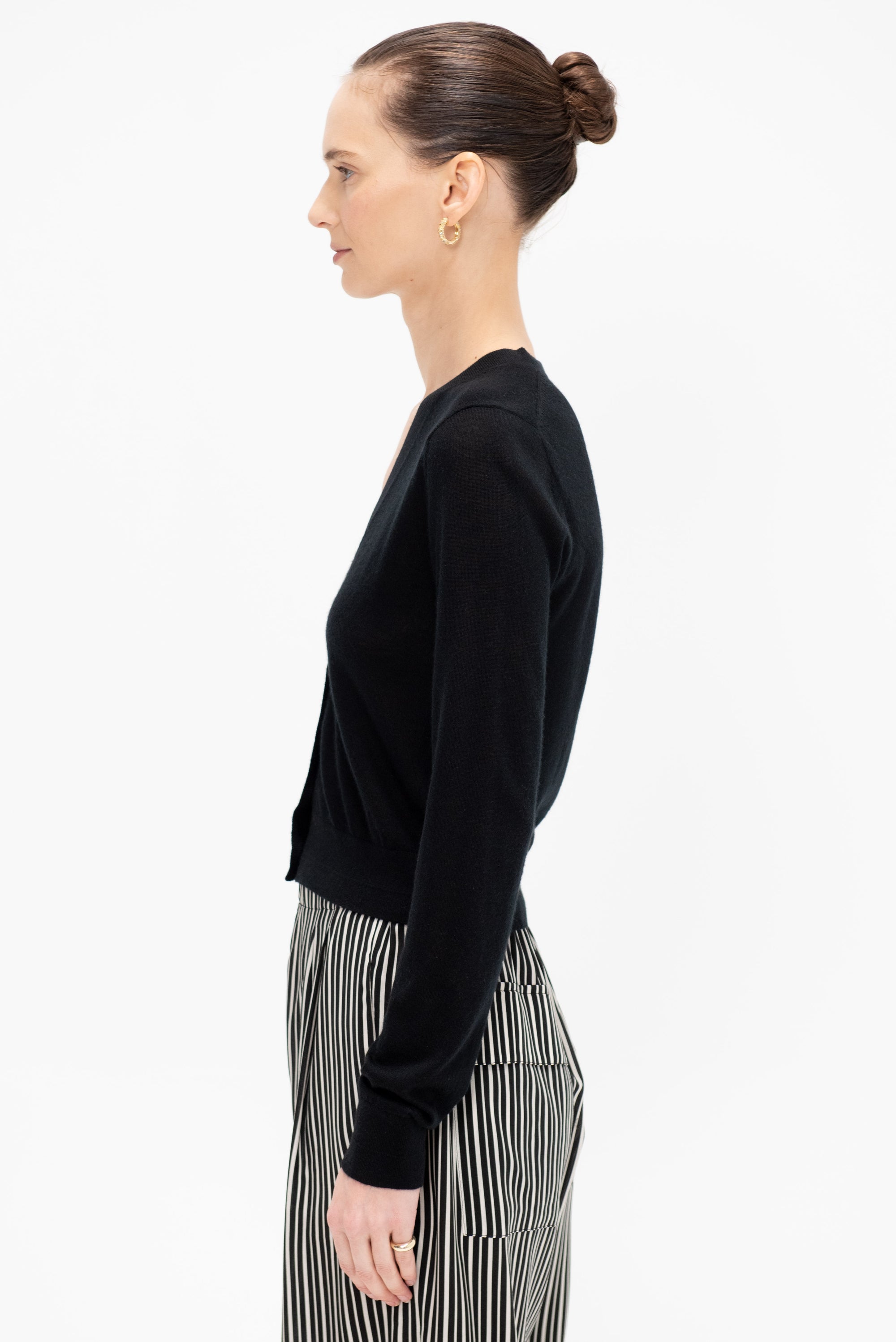 Shrunken Cardigan, Black