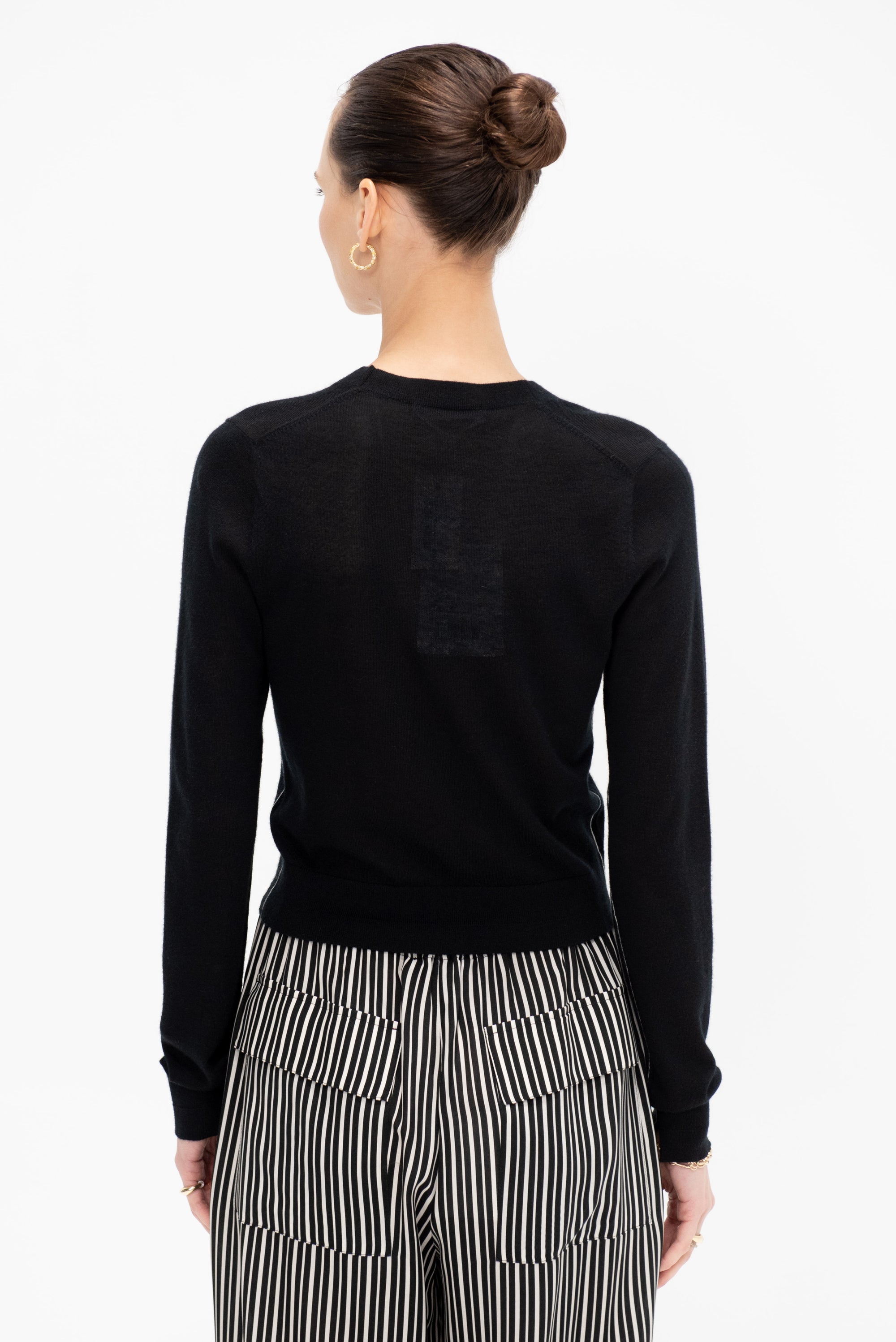 Shrunken Cardigan, Black