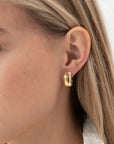 Dome Earring Bases, Yellow Gold