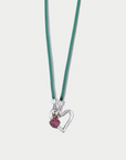 The String Project Necklace - 32", Silver - Greenbean