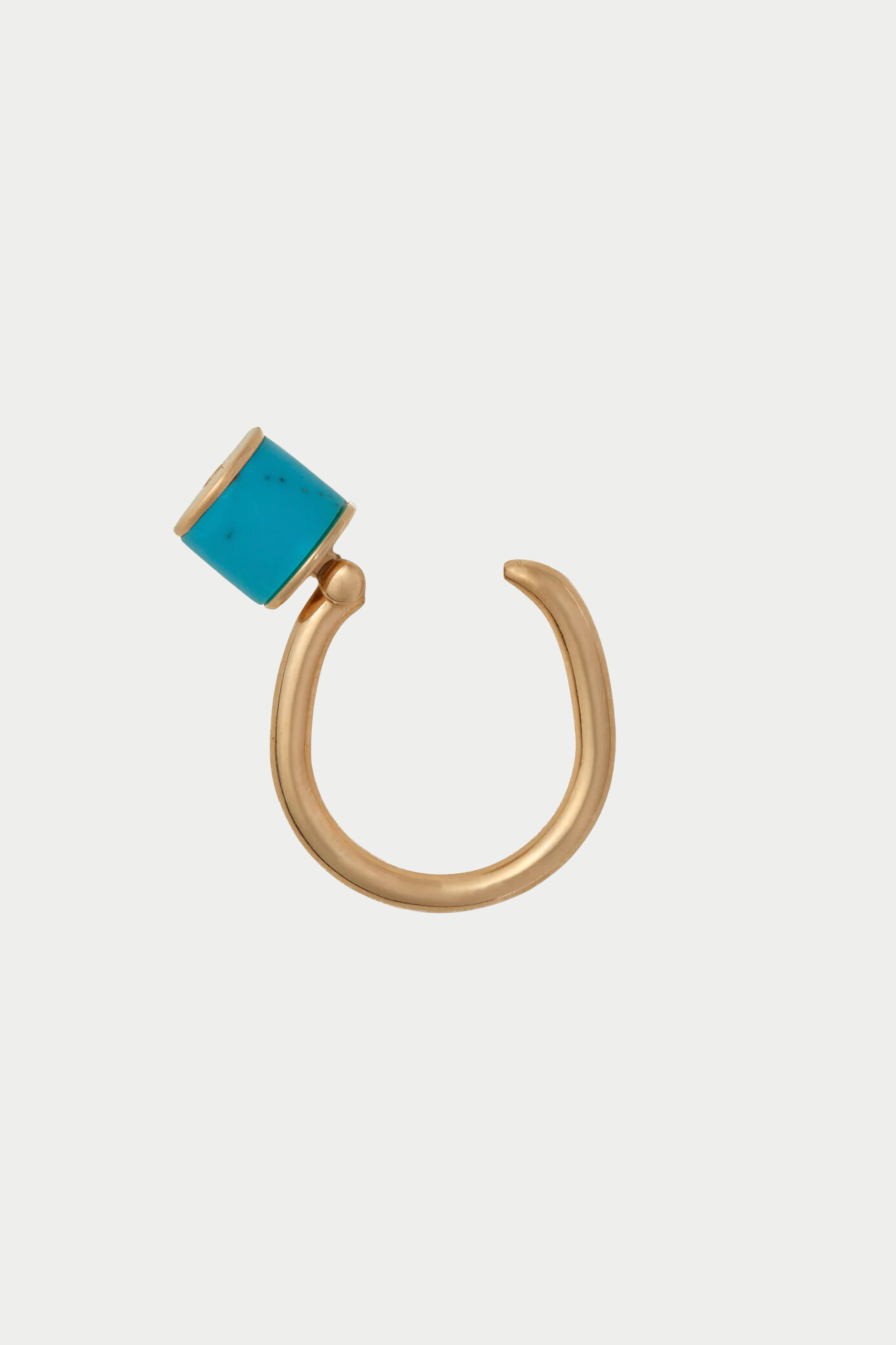 MARLA AARON - Chubby Trundle Lock Ring, Turquoise