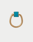 MARLA AARON - Chubby Trundle Lock Ring, Turquoise