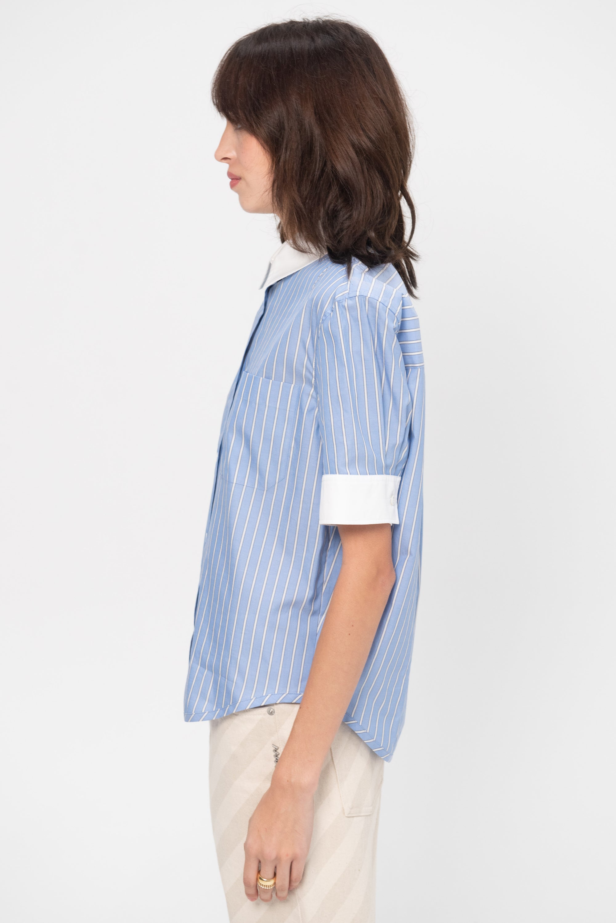 Shirt With Cuff, Blue China