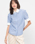 Shirt With Cuff, Blue China