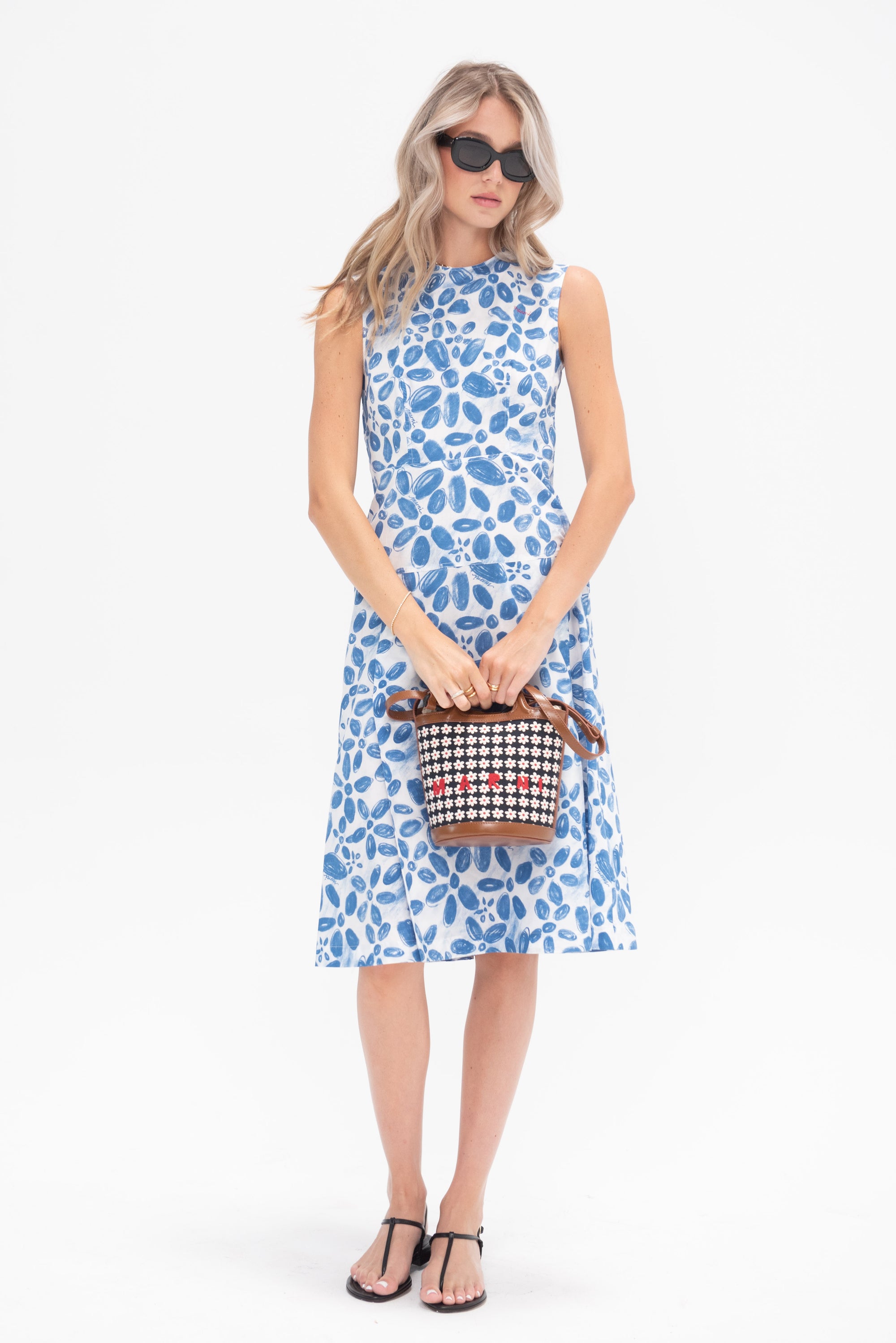 MARNI - Dress, Iris Blue