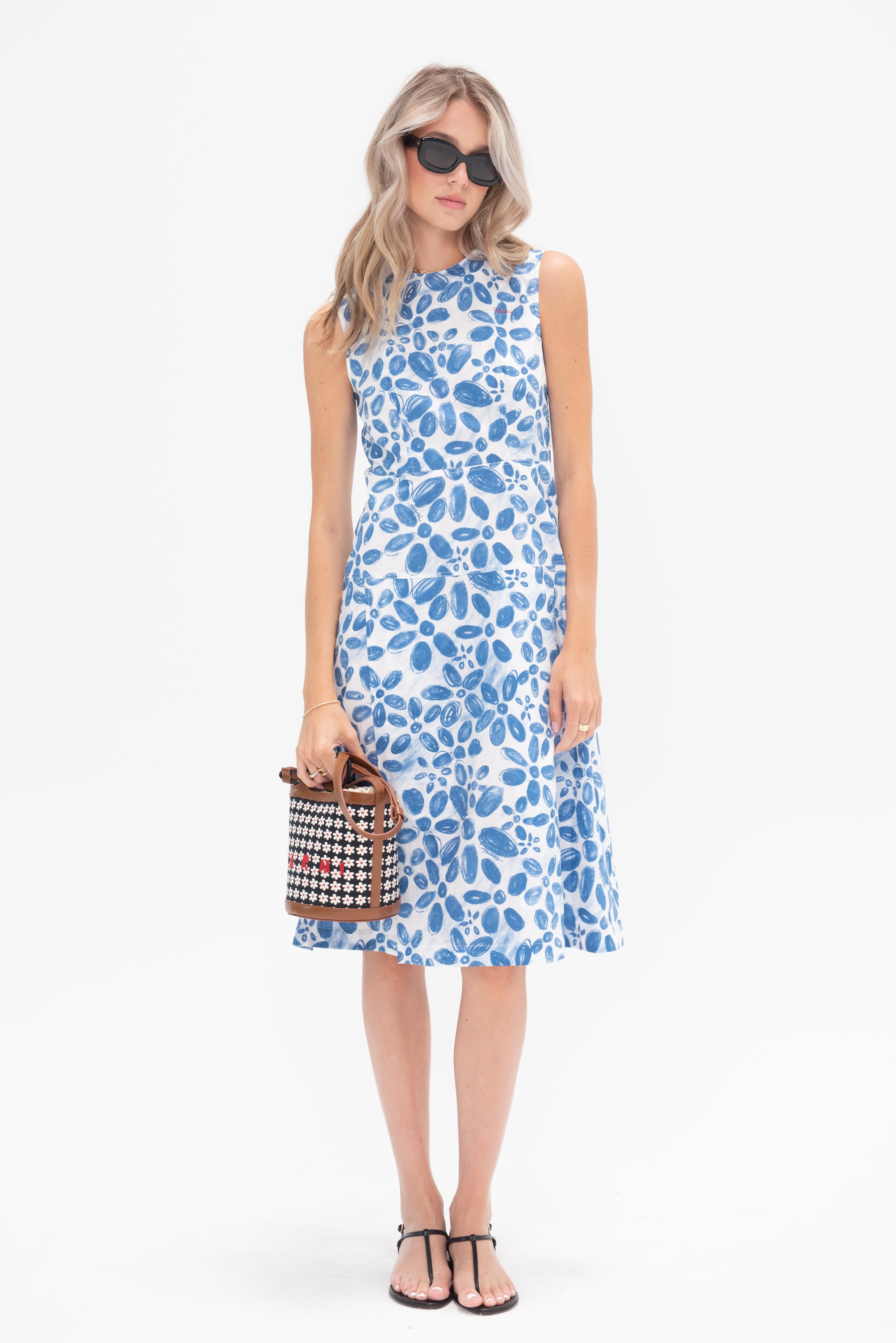 MARNI - Dress, Iris Blue