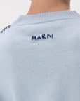 MARNI - Roundneck Sweater, Light Blue