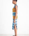 MARNI - Mixed Stripe Sleeveless Dress, Multi