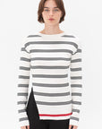 MARNI - Stripe Roundneck Sweater, Alabaster