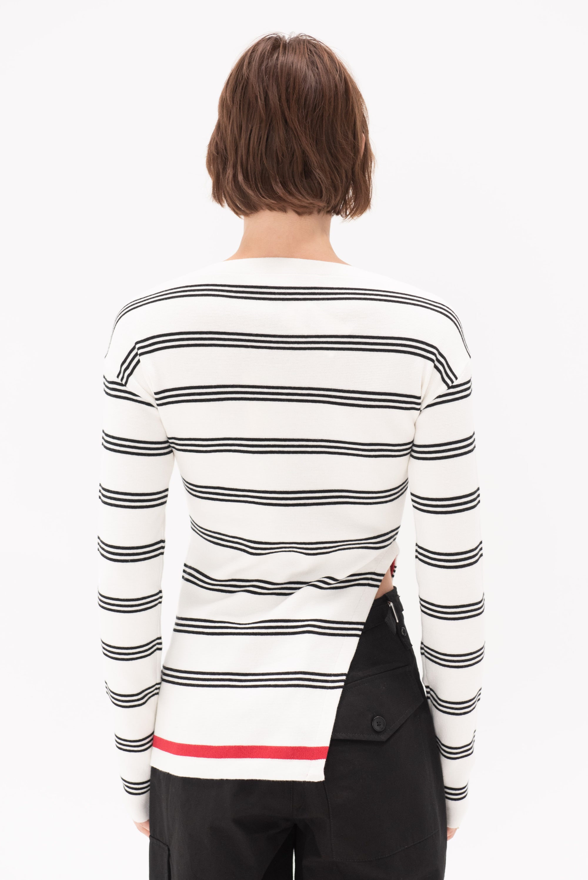 MARNI - Stripe Roundneck Sweater, Alabaster