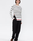 MARNI - Stripe Roundneck Sweater, Alabaster