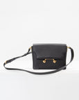 MARNI - Leather Trunkaroo Medium Shoulder Bag, Black