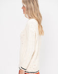 Cardigan, Natural White