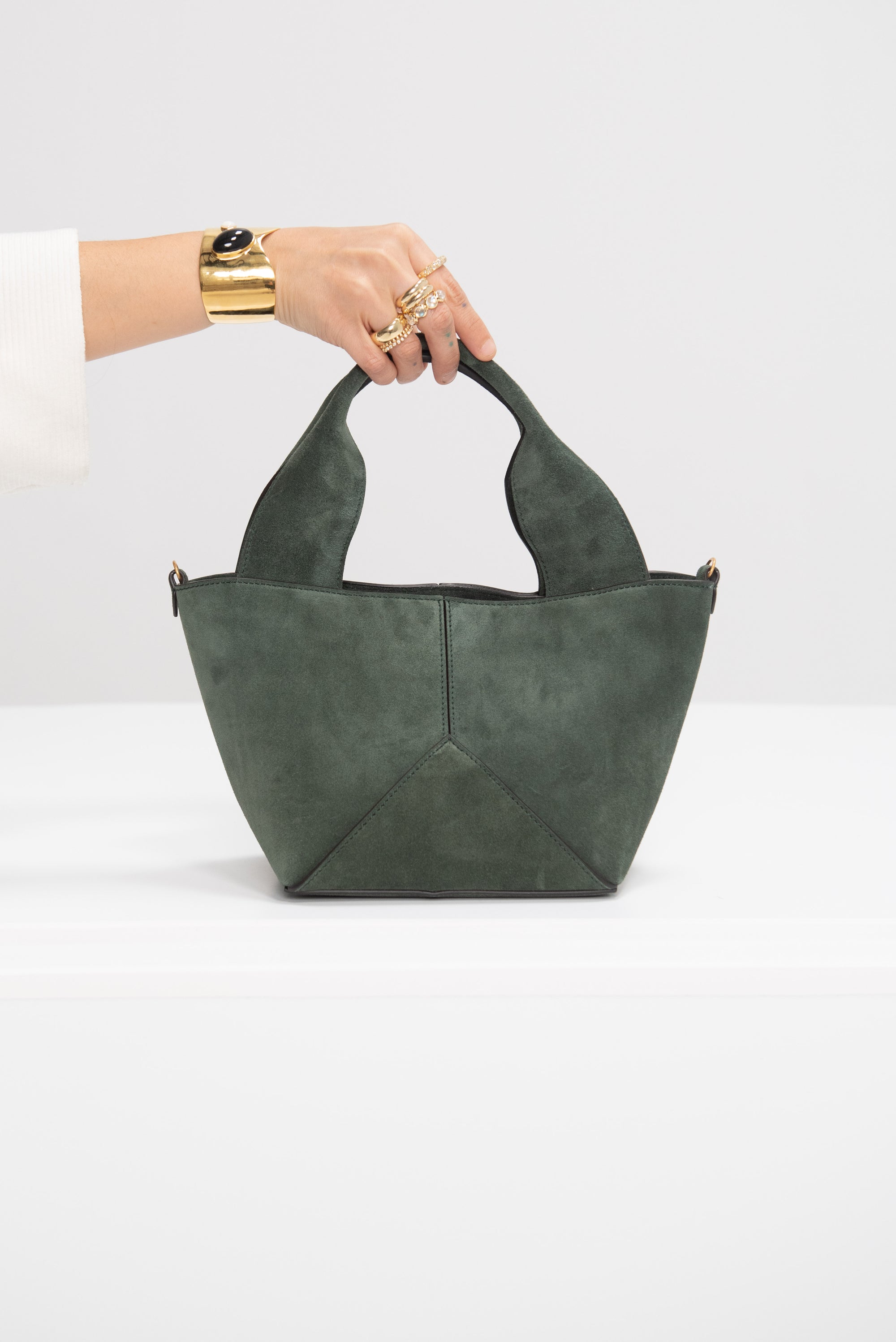 Market Mini, Suede Emerald