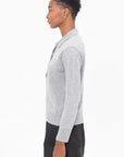 MIJEONG PARK - Cashmere Polo Sweater, Gray