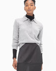 MIJEONG PARK - Cashmere Polo Sweater, Gray