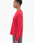 MIJEONG PARK - Cashmere Blend Crewneck Knit, Red