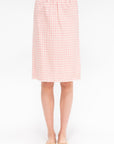 Crayon Skirt, Vichy Rose