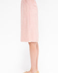 Crayon Skirt, Vichy Rose