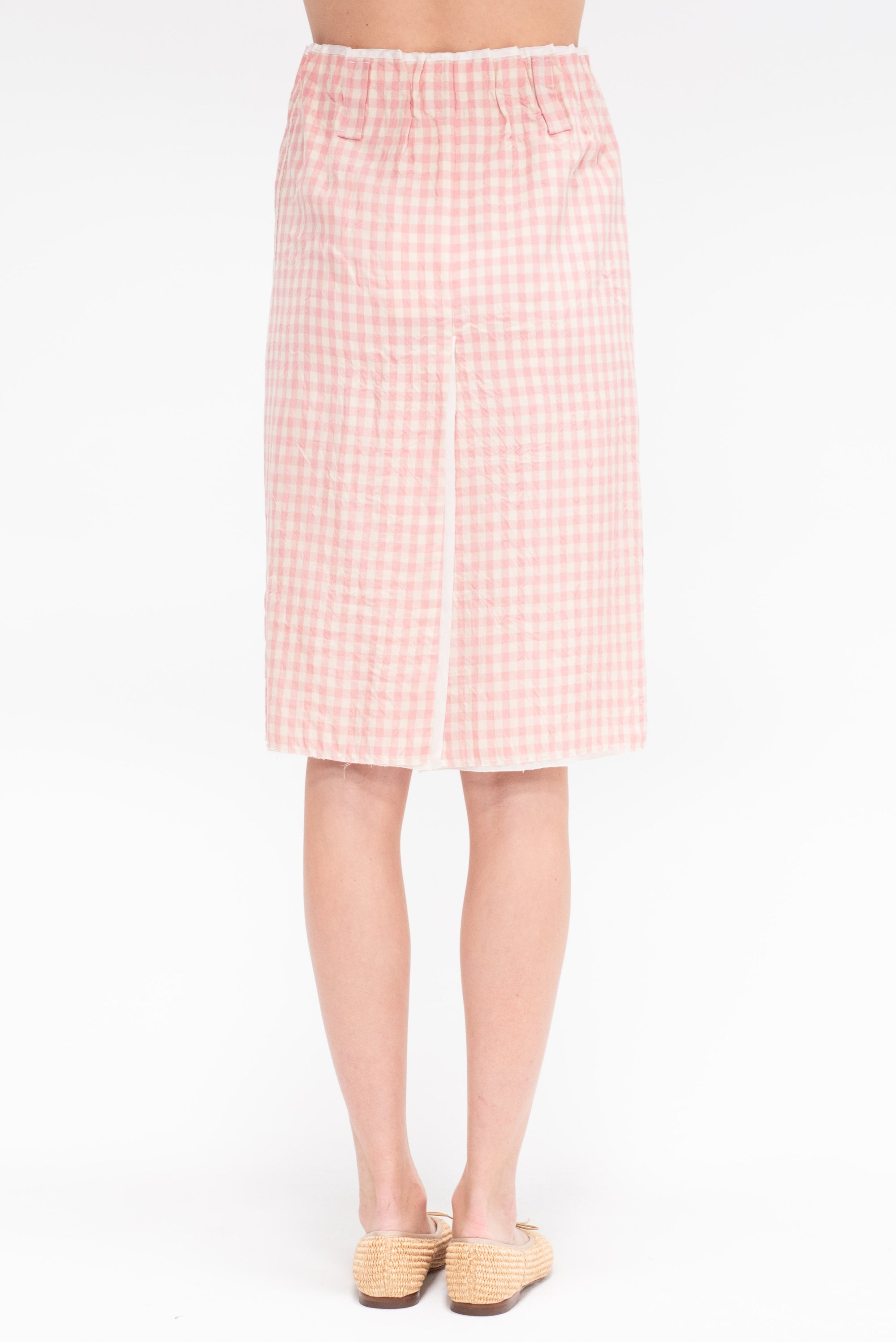 Crayon Skirt, Vichy Rose