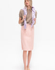 Crayon Skirt, Vichy Rose