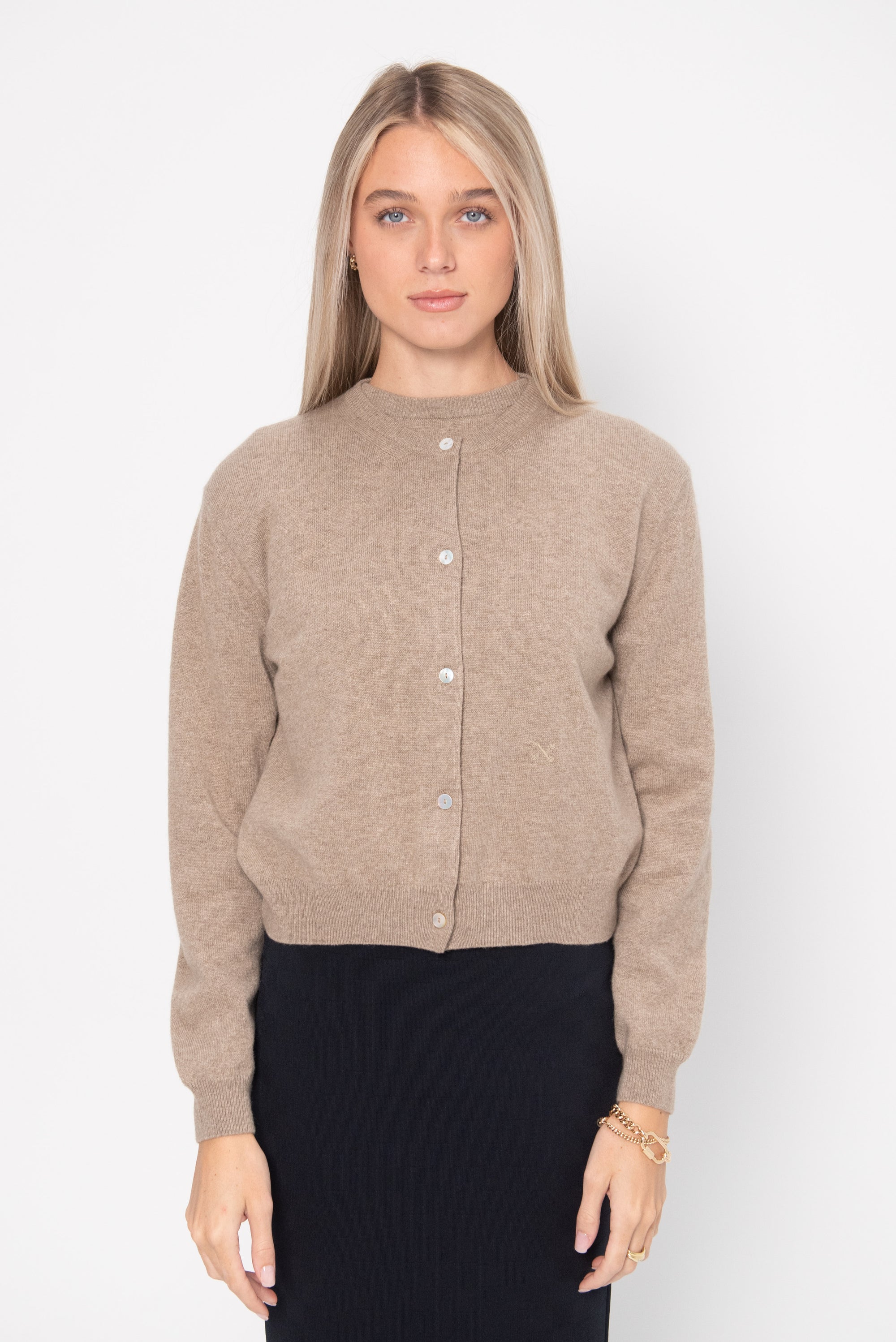 Sea Shell Cashmere Cardigan