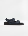 BIRKENSTOCK 1774 - Milano Raffia Luxe, Dark Navy