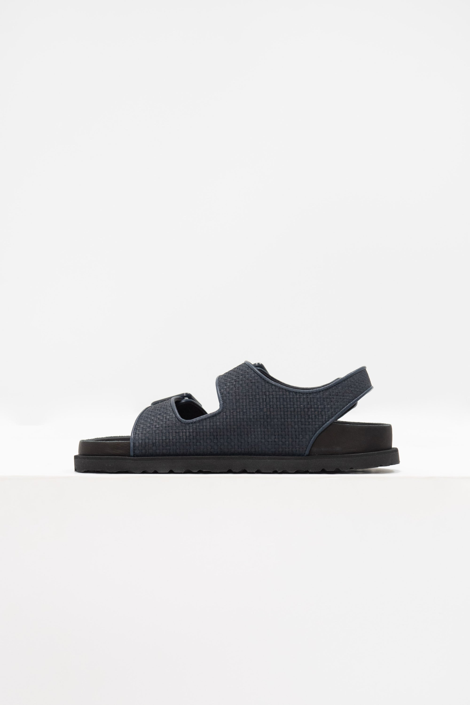 BIRKENSTOCK 1774 - Milano Raffia Luxe, Dark Navy