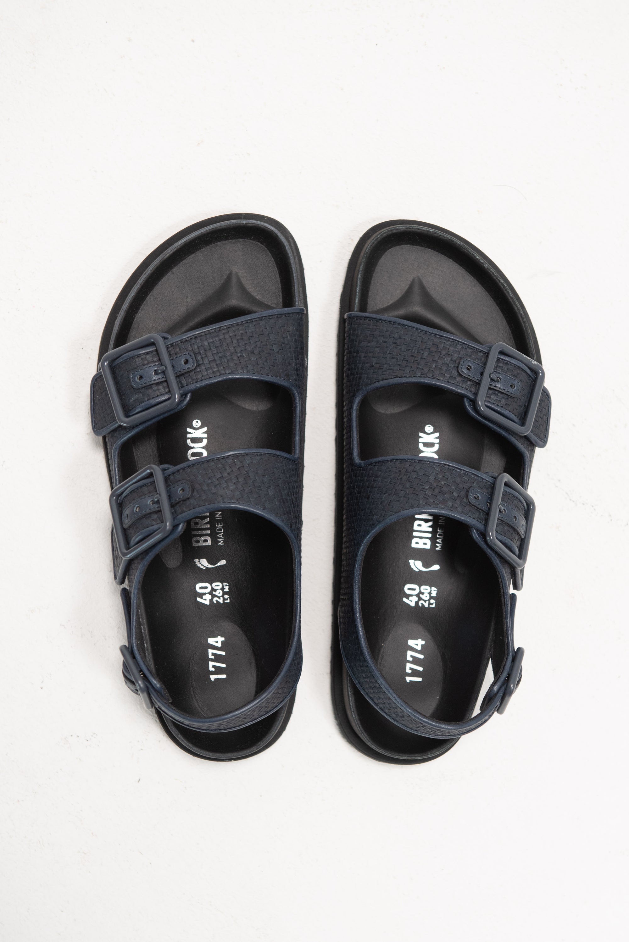 BIRKENSTOCK 1774 - Milano Raffia Luxe, Dark Navy