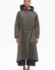 NOMIA DESIGN - Extra Long Fishtail Parka, Peat Nylon