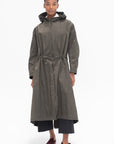 NOMIA DESIGN - Extra Long Fishtail Parka, Peat Nylon