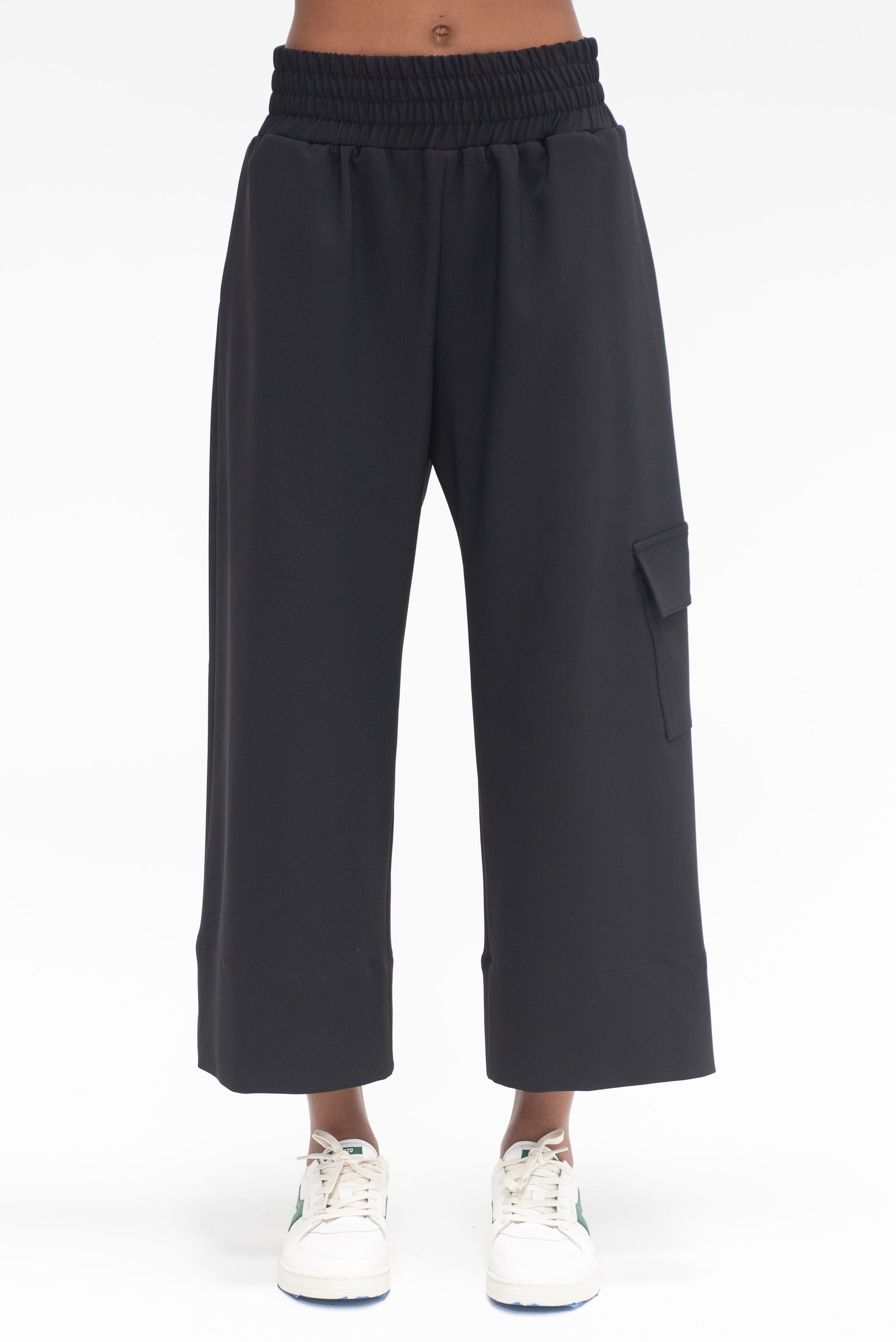 NOMIA DESIGN - Gathered Culottes, Black