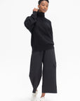 NOMIA DESIGN - Gathered Culottes, Black