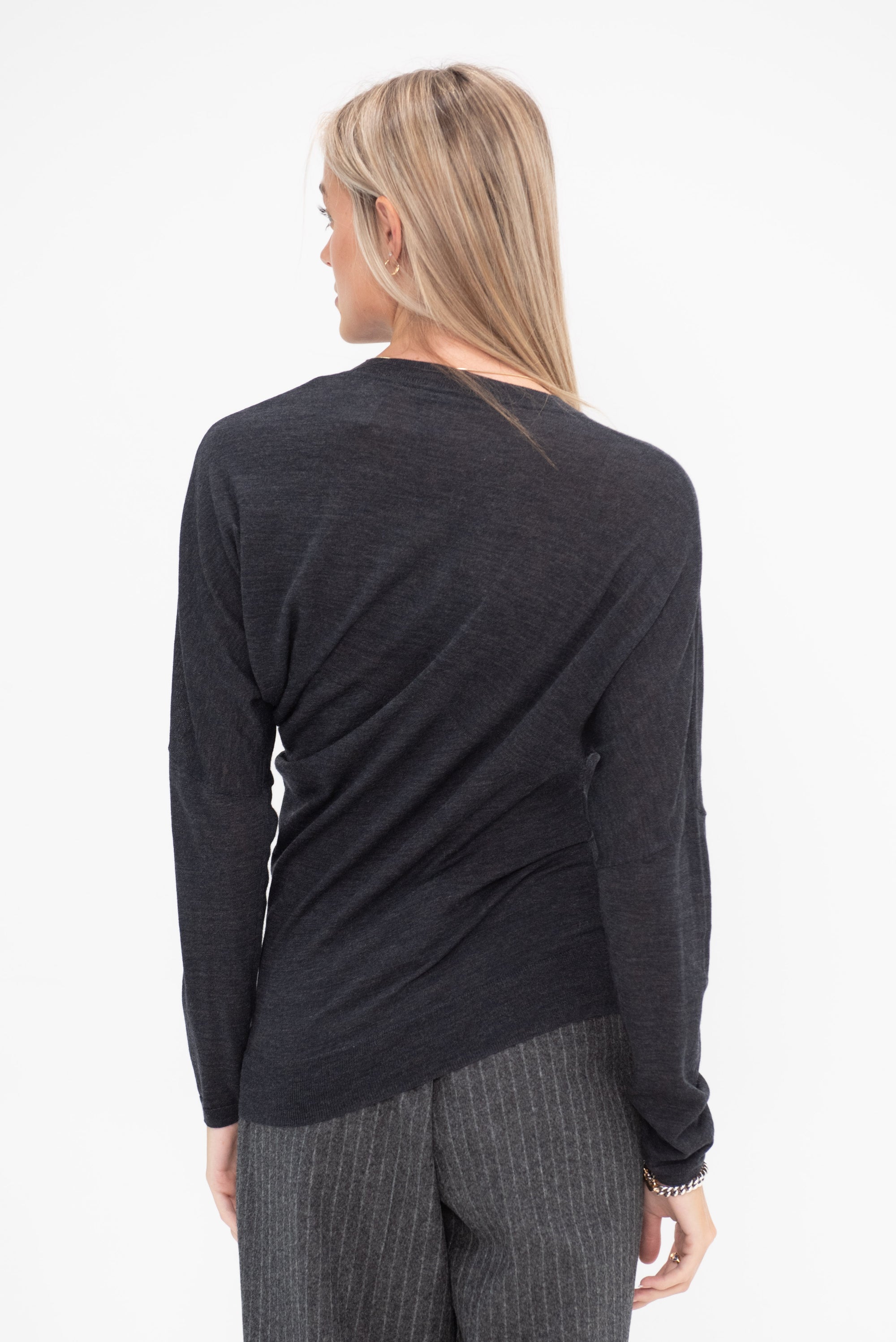 ODEEH - Merino Extrafine Pullover, Charcoal