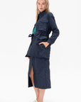 ODEEH - Coat, Navy