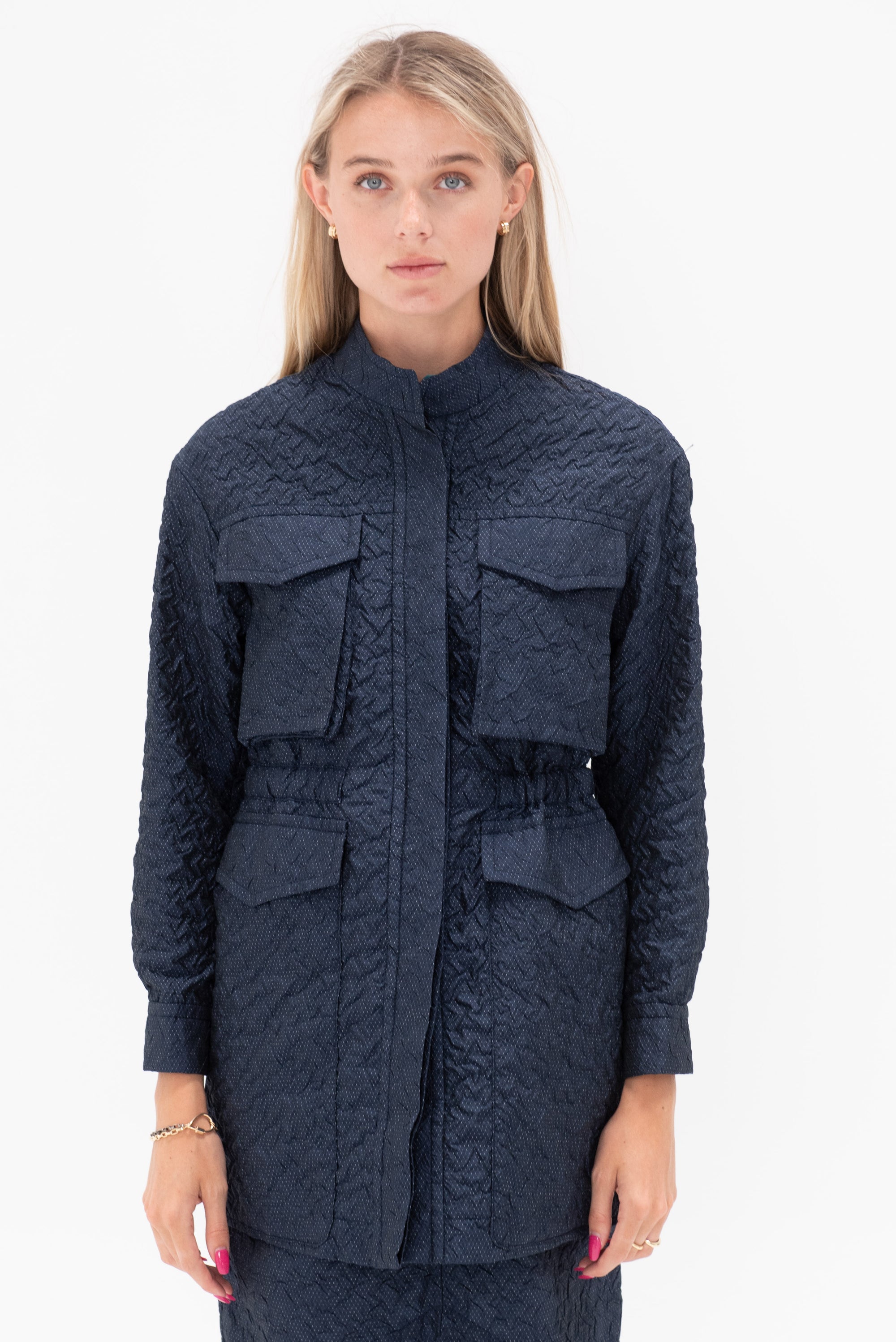 ODEEH - Coat, Navy