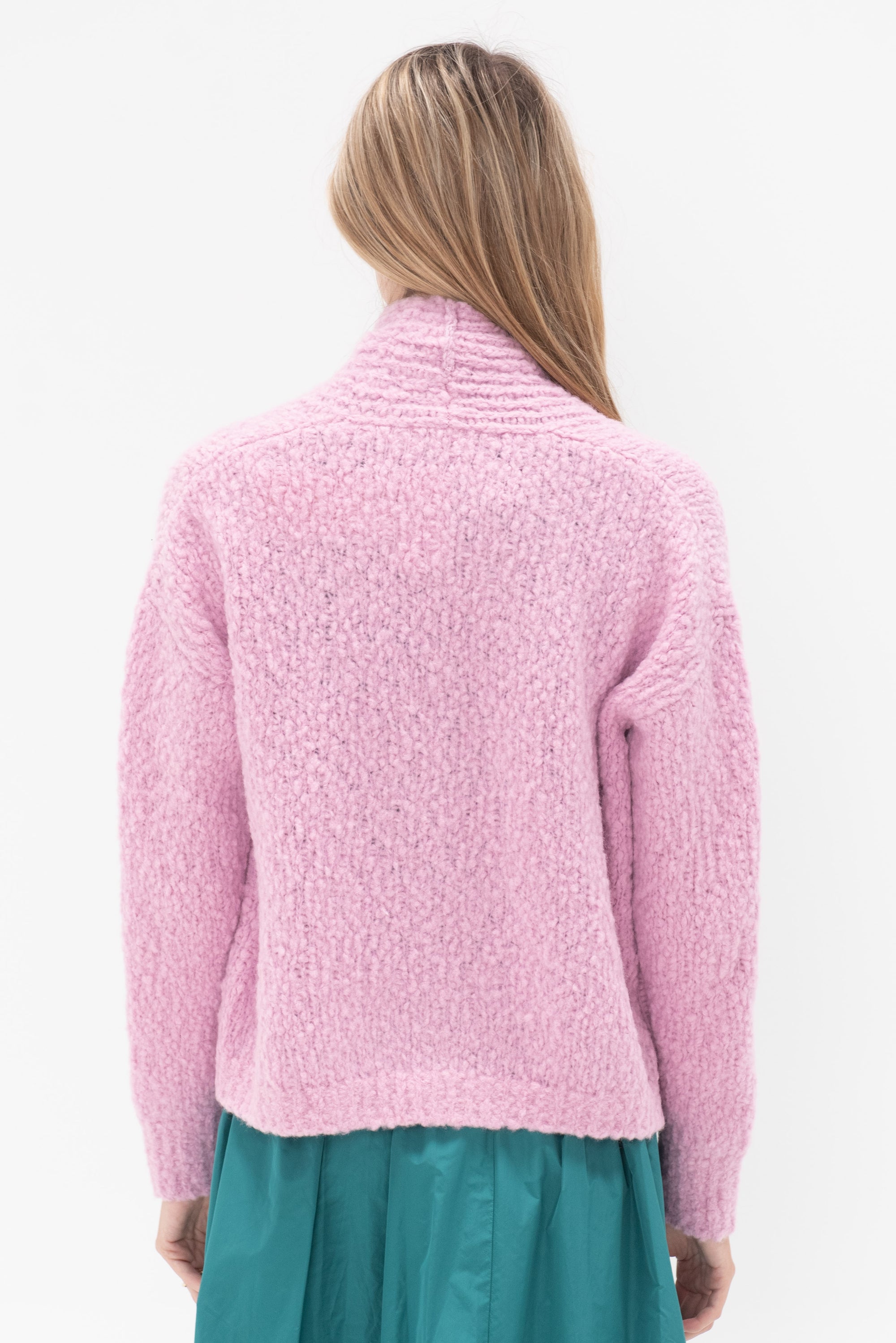 ODEEH - Fluffy Wick-Yarn Cardigan, Fairy Floss