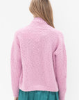 ODEEH - Fluffy Wick-Yarn Cardigan, Fairy Floss