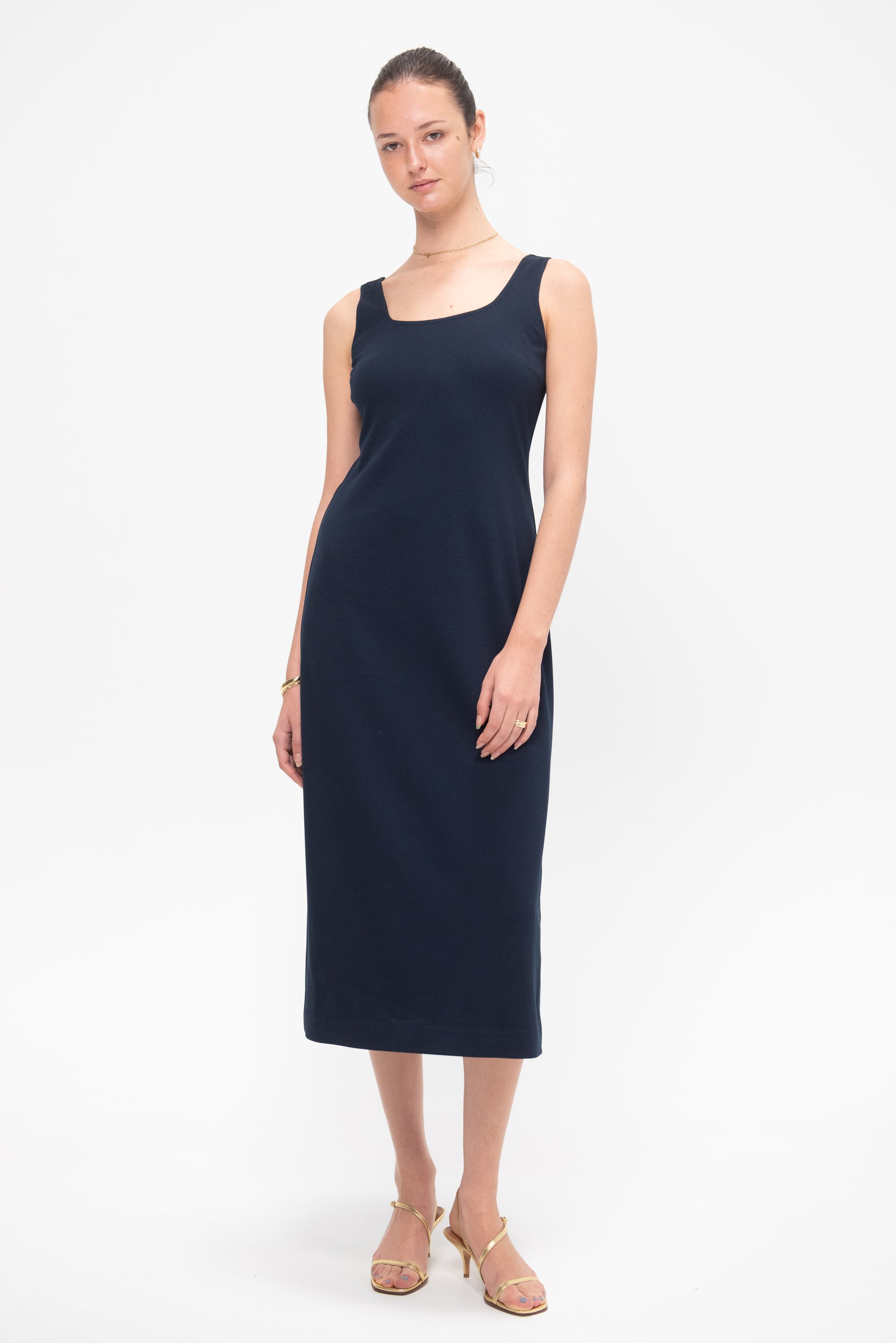 Allora Dress, Navy