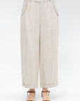 Canvas Yarn Dyed Pants, Natural