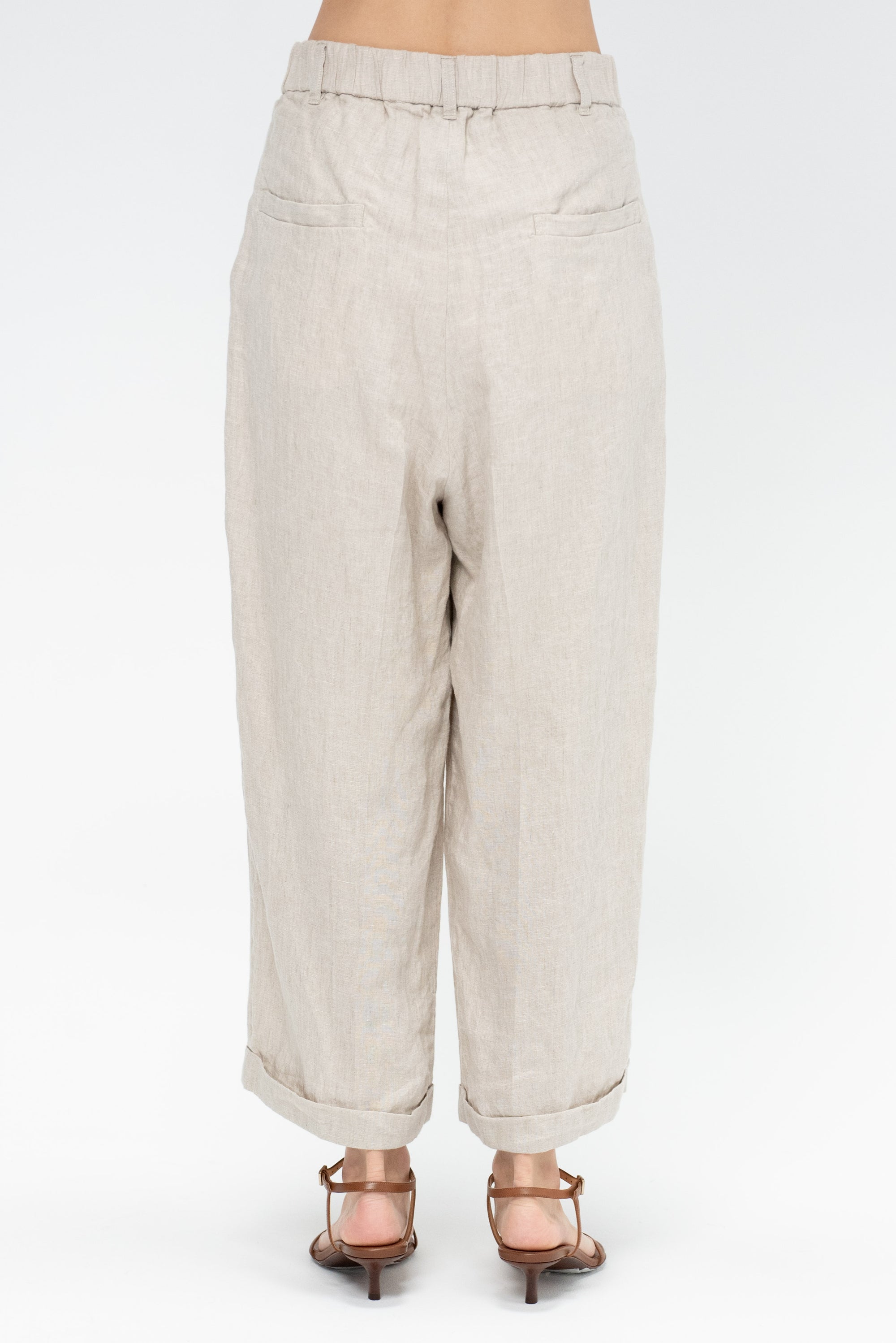 Canvas Yarn Dyed Pants, Natural