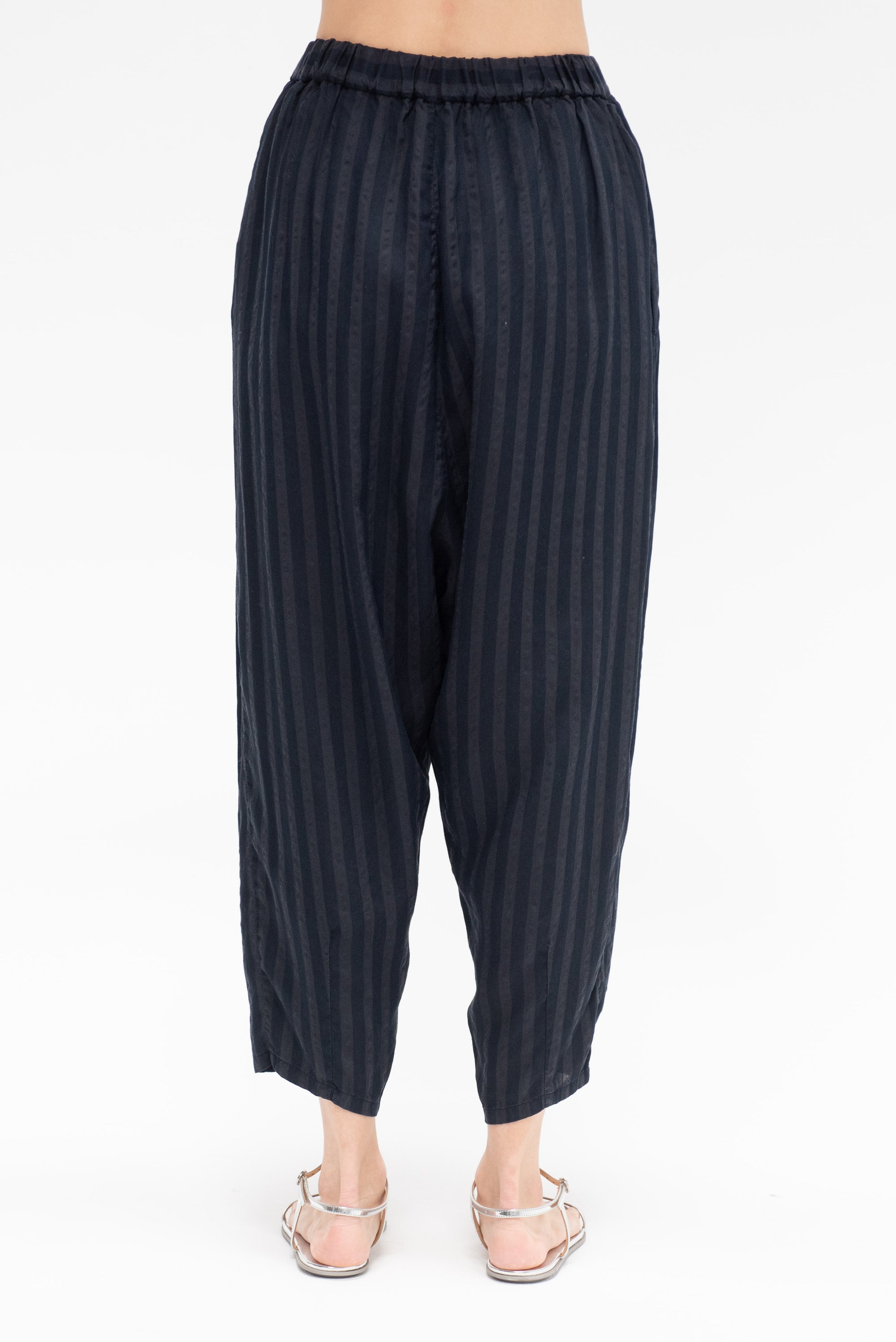 Tencel Dobby Sarrouel Pants, Charcoal